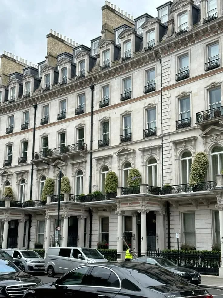 Period London mansion block of flats