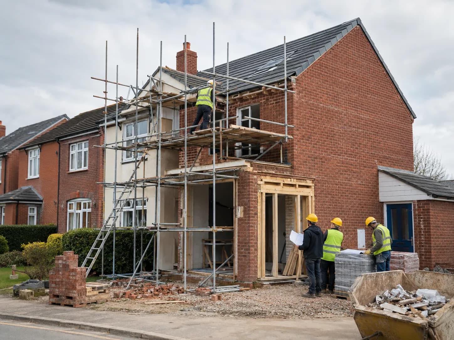 Residential property in the UK requiring a reinstatement cost assessment